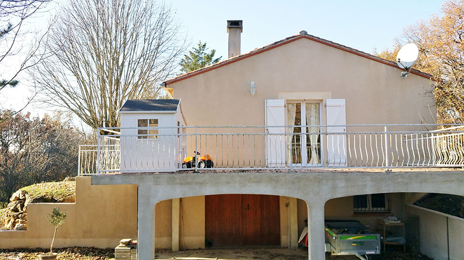 Nettoyage et protection de façade proche de Castres - Montfa - Tarn 81