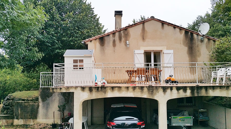 Nettoyage et protection de façade proche de Castres - Montfa - Tarn 81